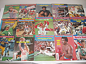 Sports Illustrated 1975 Sept-dec Magazines Lot Of 15