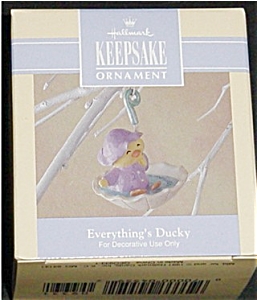 1992 Everything's Ducky Hallmark Ornament