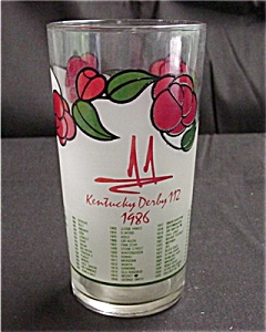 1986 Kentucky Derby Libbey Glass