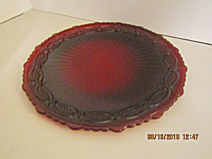 Vintage Avon Cape Cod Ruby Red Dinner Plate