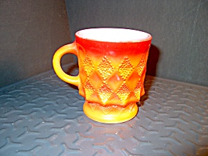 Orange Fire King Kimberly Coffee Mug