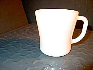 White Anchor Hocking Coffee Mugs