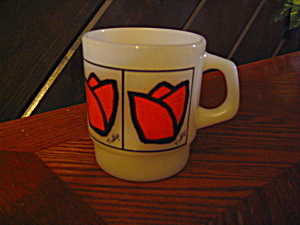 Fire King Tulip Coffee Mug