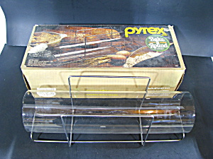 Vintage Pyrex Bake A Round Bread Tube And Rack