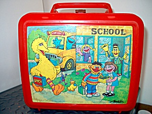 Plastic Lunchbox Sesame Street School