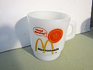 Vintage Anchor Hocking Mcdonald's Good Morning Cup