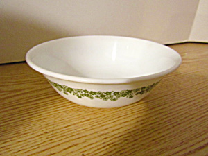 Vintage Corelle Spring Blossom Green Cereal Bowl