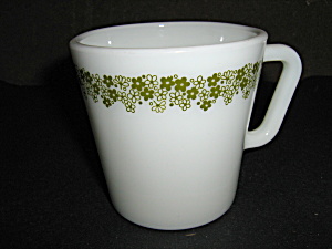 Pyrex Spring Blossom Green 8 Oz. Coffee Mug