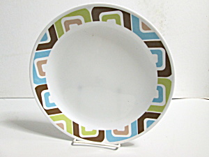 Corning Squared Pattern Dinner Plate