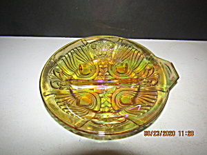 Vintage Indiana Carnival Glass Killarney Relish Dish,