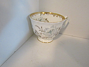 English Bone China White/blue Floral Tea Cup