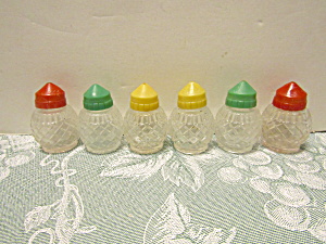 Vintage Color Cap Mini Salt & Pepper Shaker Sets