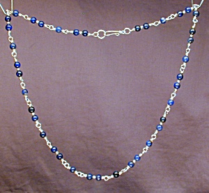 Lapis Lazuli & Sterling Silver Necklace