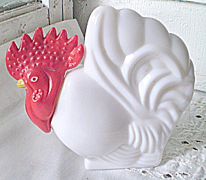 Avon Country Kitchen Milkglass Rooster