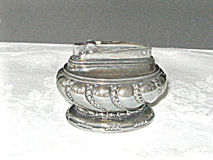 Ronson Crown Table Lighter 1936-49 Silverplate
