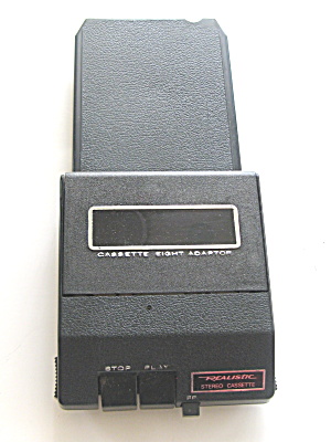 Portable 8 Track Adaptor To Cassette Player