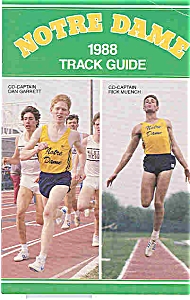 Notre Dame Track Guide 1988