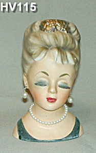 6 1/2&quot; Young Lady Head Vase