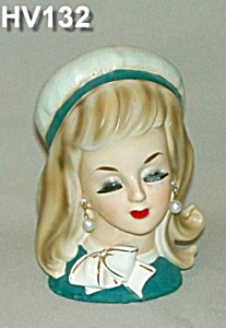 6&quot; Young Girl/lady Head Vase