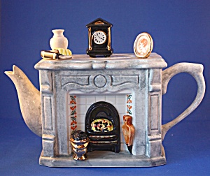 Fireplace British Teapot