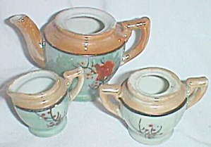 Miniature Lusterware Tea Set