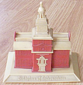 Vintage Still Bank Independence Hall Free Shipping