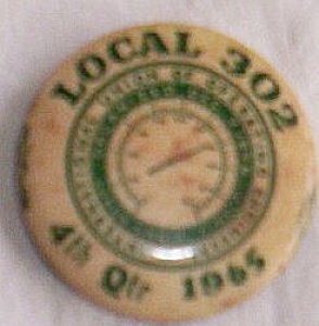 1965 Engineers Union Pin Local 303
