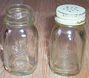 Mini Ball Mason Jar Salt Pepper Shakers