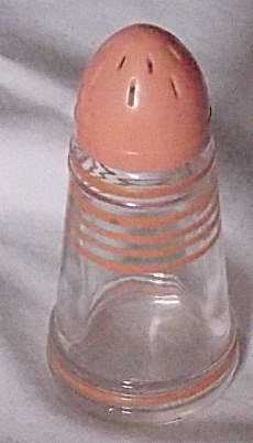 1950's Pink Band Single Glass Shaker