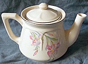 Universal Cambridge Pottery Teapot Iris