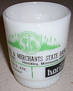 Fire King Hinckley Minnesota Advertising Mug