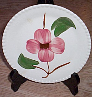 Blue Ridge Bread And Butter Plate Twin Flowers