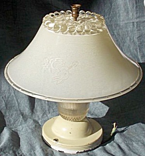 Vintage Child's Ceiling Light And Shade