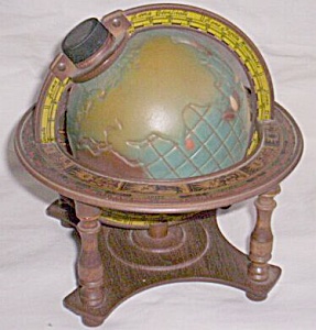 Vintage Globe On Stand Decanter