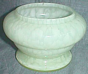 Antique Czechoslovakian Vaseline Powder Jar Bottom Only