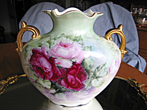 Austrian Antique Rose Vase