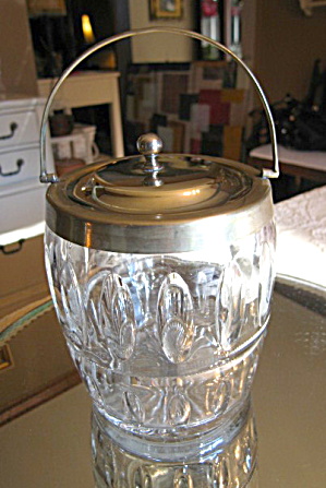 Antique Epns Biscuit Jar
