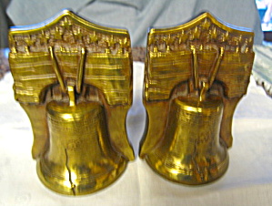 Marion Bronze Liberty Bell Bookends