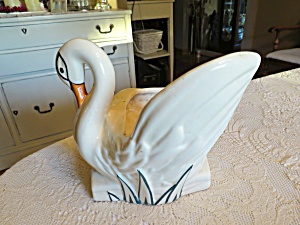Mccoy Pottery Swan Vase Planter