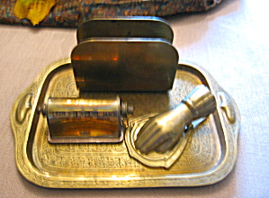 Vintage Brass Desk Accessories