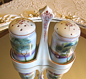 Hand Painted Oriental Shaker Set