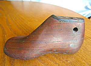 Vintage Wood Baby Shoe Mold