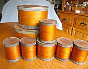 Birch Spice Containers Rare