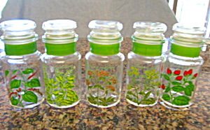 Colorful Glass Spice Jars
