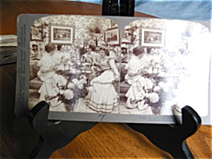 Antique Underwood Stereo Viewer Card - Gossip