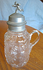Antique Eapg Syrup Pitcher