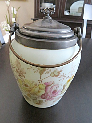 Van Bergh Antique Biscuit Jar