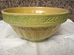 Yellow Ware Antique Bowl