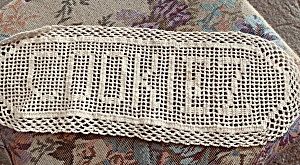 &#127850; Cookie Crochet Basket Liner Vintage