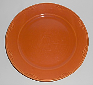 Coors Pottery Golden Rainbow Orange Dinner Plate Rare
